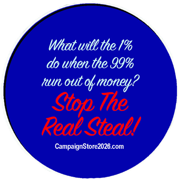 Stop The Real Steal Campaign Pin