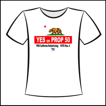 Pro Prop 50 California Redistricting Tee