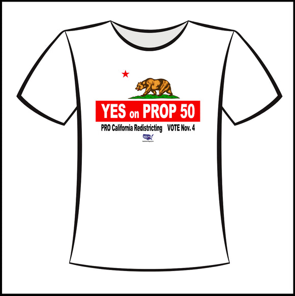 Pro Prop 50 California Redistricting Tee