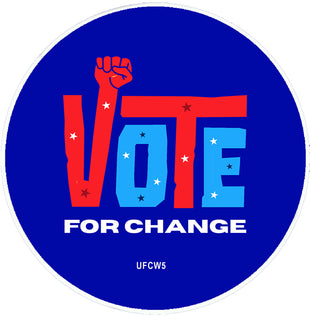 Vote For Change Pin