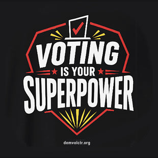 Voting Is Your Superpower Bumper Sticker