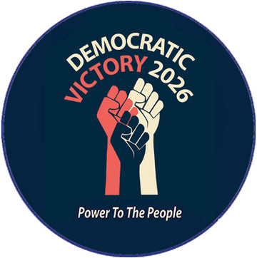 Democratic Victory 2026 Campaign Pin