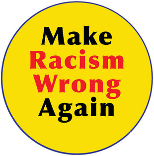 Make Racism Wrong Again Pin