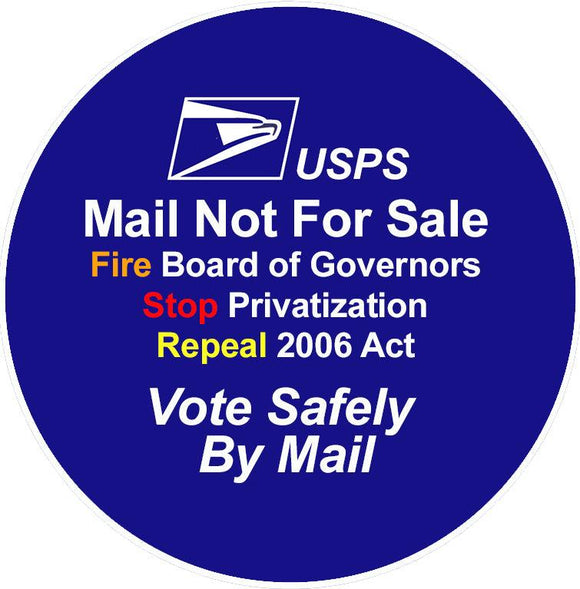 US Mail Not For Sale Pin
