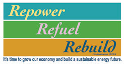 Repower, Refuel, Rebuild Bumper Sticker