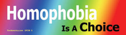 Homophobia is a Choice Tote