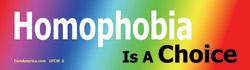 Homophobia is a Choice Tee