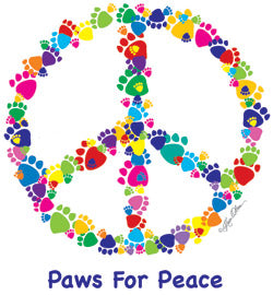 Karen Olsen Paws For Peace Tote