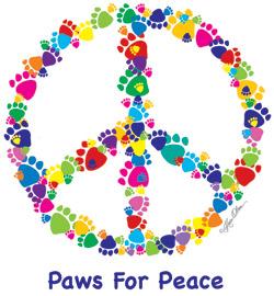 Karen Olsen Paws For Peace Tee